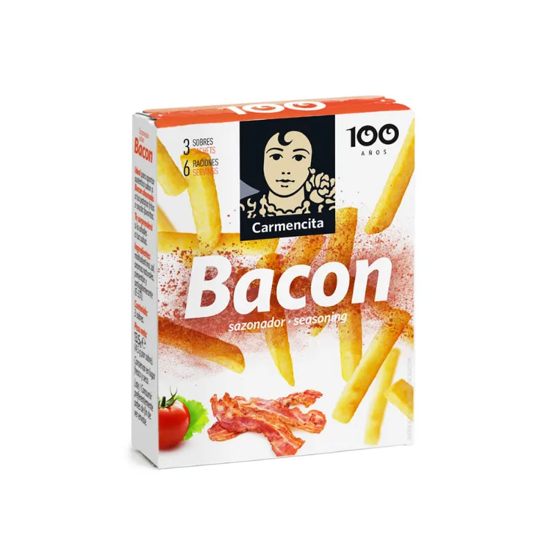 Sazonador Sabor Bacon 40,5 Grs x 3 Un Carmencita