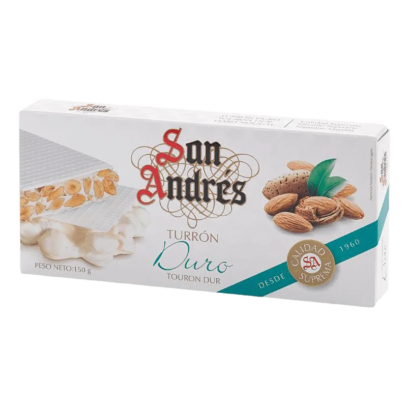 TORRONE DURO SAN ANDRES AMENDOAS 150G