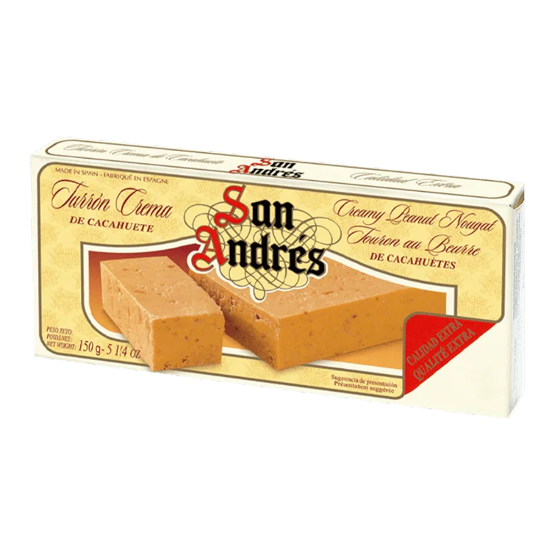 Turrón Crema de Maní San Andrés|150g