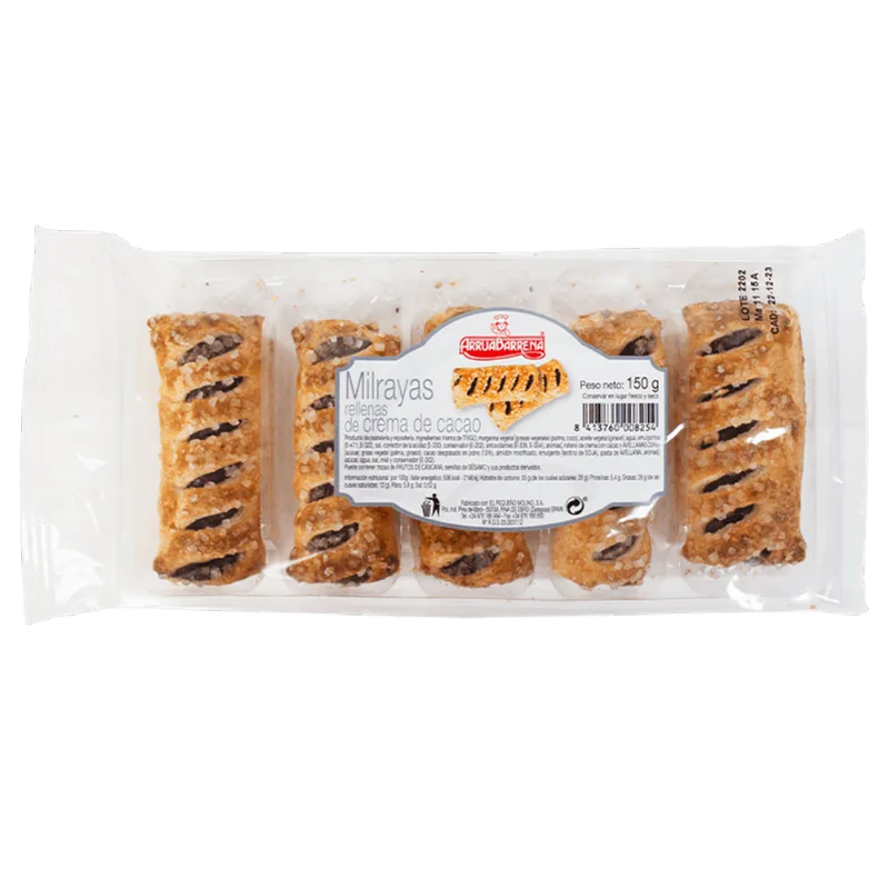 Milrayas Choco Arruabarrena 150g|5 Unidades