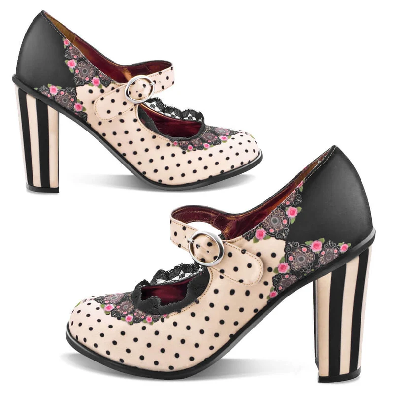 Doris Women's Mary Jane High Heels 39 HCD/ 9 US