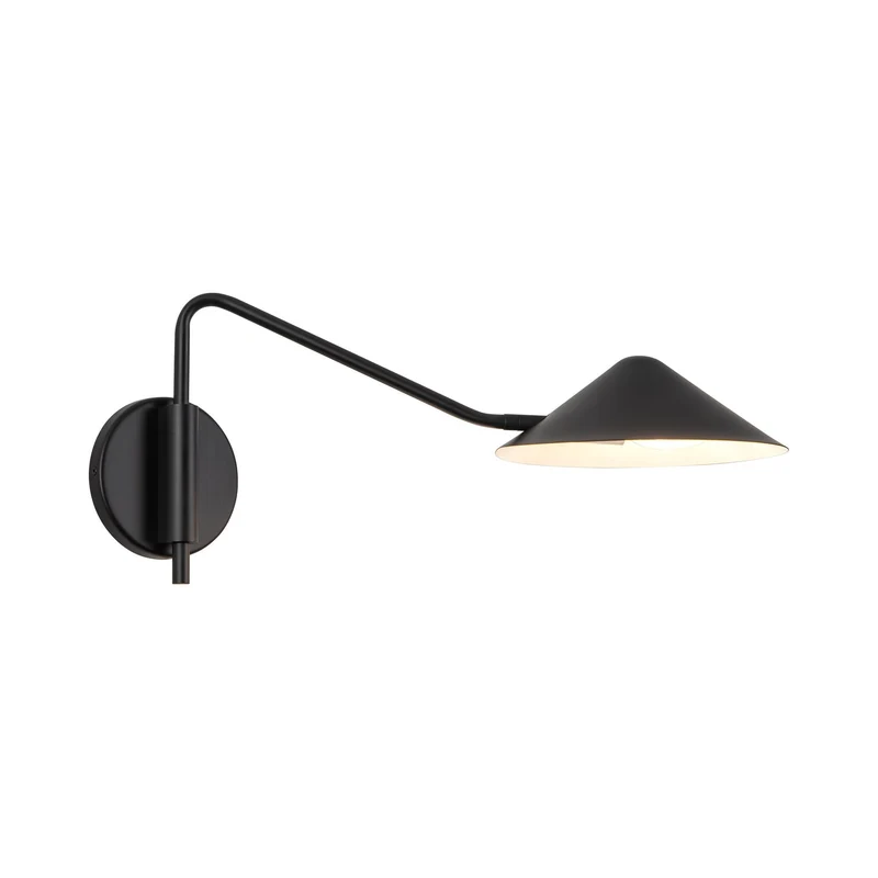 Ashford Arm Wall Light Matte Black