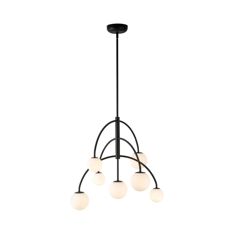 Fiona Chandelier Matte Black