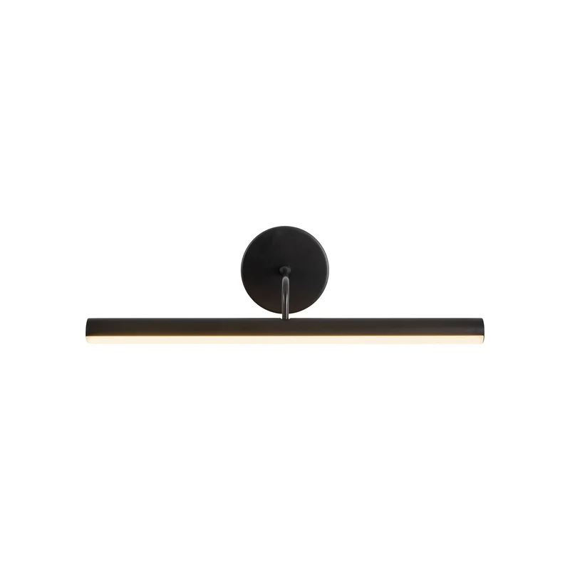 Slender LED Picture Light Black / 18-Inch
