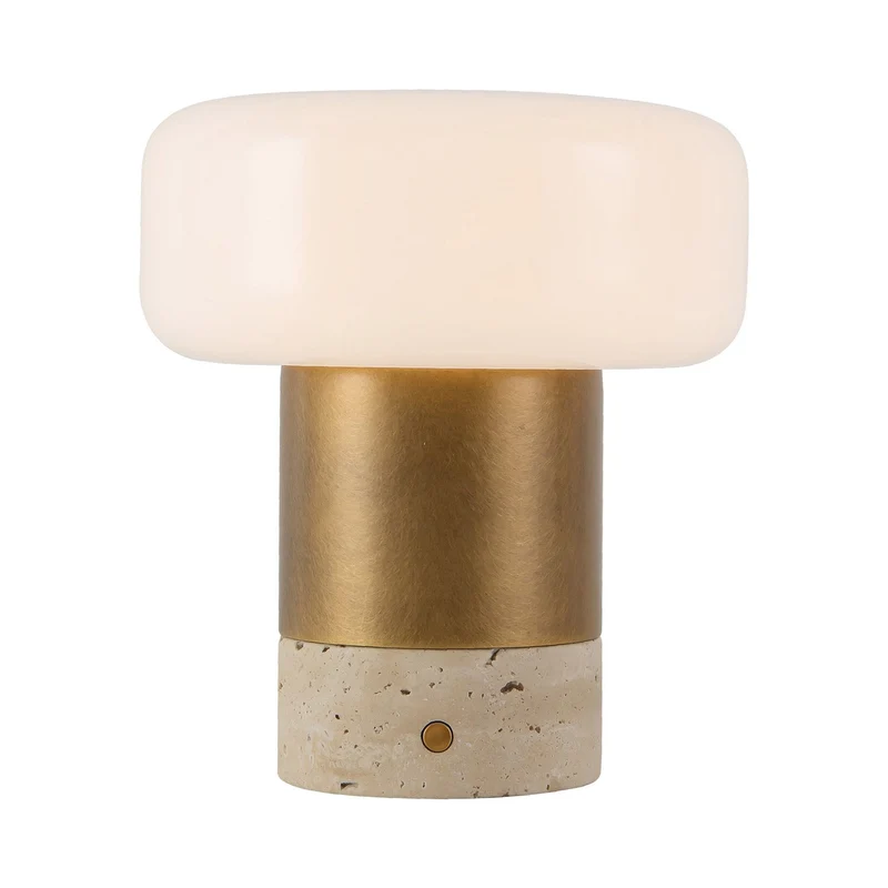 Niko LED Rechargeable Table Lamp Vintage Brass