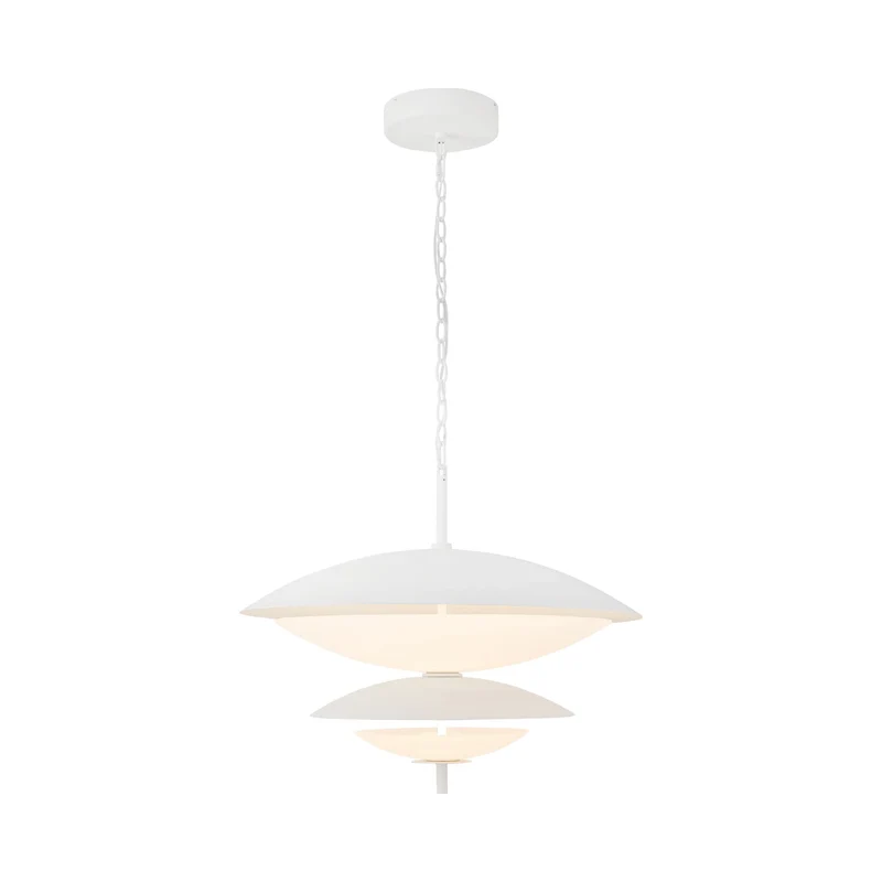 Prescott LED Pendant Light Antique White / 23.63-Inch
