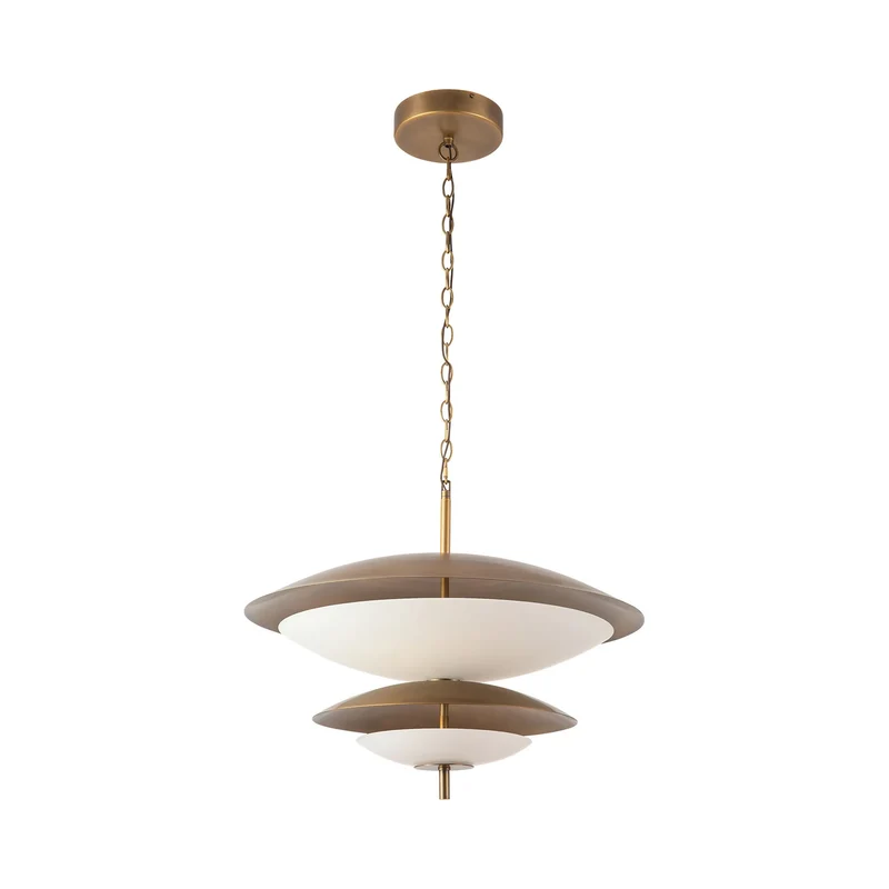 Prescott LED Pendant Light Vintage Brass / 23.63-Inch
