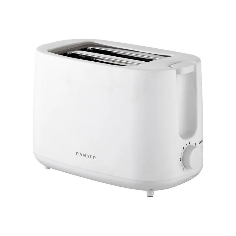 Tostadora 2 Rebanadas Ranser AREZZO BT-1200 750 Watts 7 Niveles Blanco