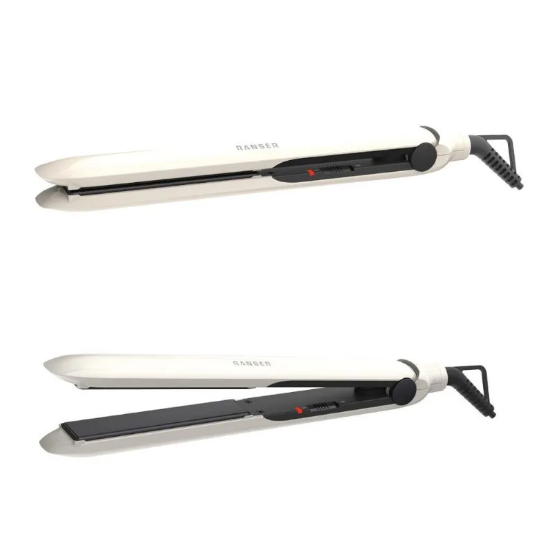 Planchita De Pelo Alisador Ranser BRERA HS-2175 40w 230 °C Turmalina Blanco