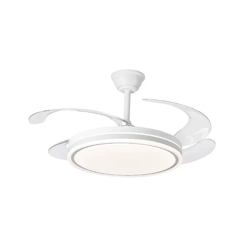 Ventilador De Techo Retráctil Blanco EVVO CF-395