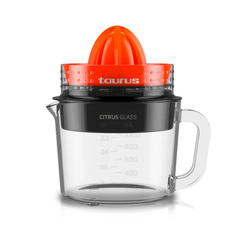 Exprimidor TAURUS 1L Citrus Glass PE9250200A Negro