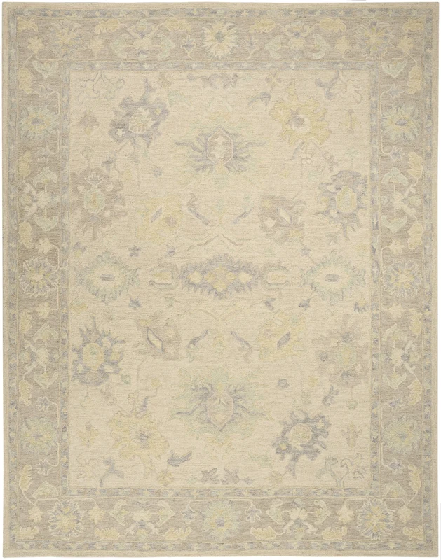 Nourison Maison MSO04 Ivory Taupe Area Rug 7' 9'' X 9' 9'' Rectangle