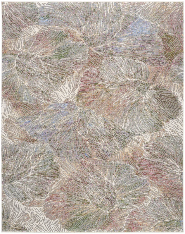 Nourison Quaint Harmony QUH04 Sage Multicolor Area Rug 8' 10'' X 11' 2'' Rectangle