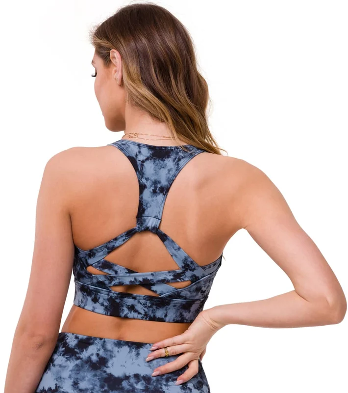 Onzie Warrior Yoga Sports Bra Moonstone Acid Wash / SM