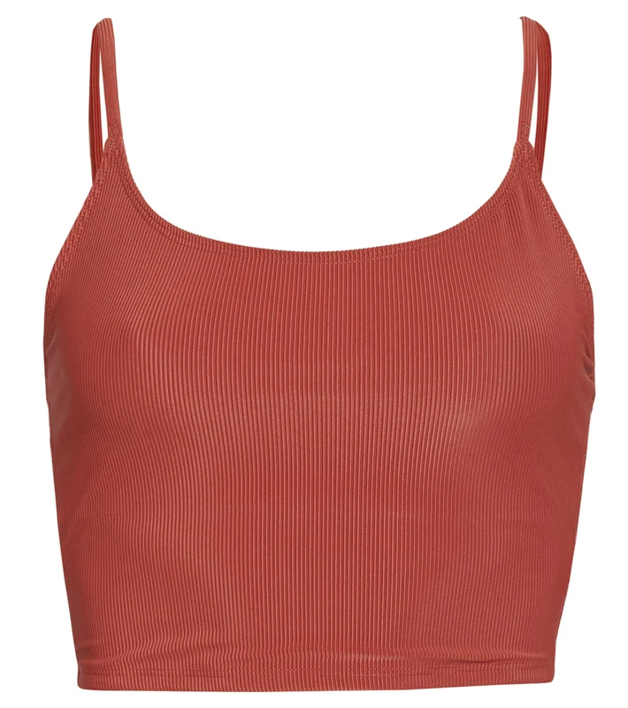 Onzie Belle Cami Yoga Crop WARM PINECONE RIB / SM