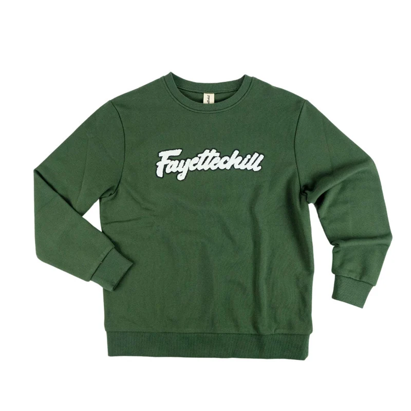 Letter Sweater Trail Green / S