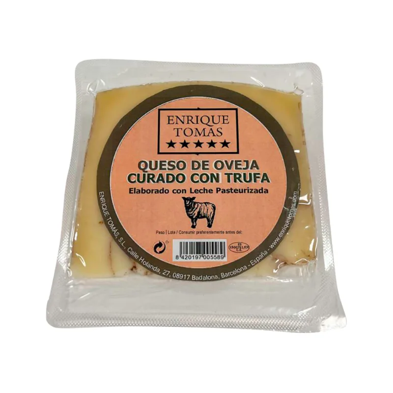 Queso De Oveja Curado Con Trufa Enrique Tomas 200 G
