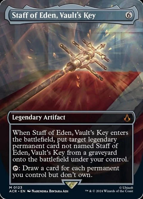 Staff of Eden, Vault's Key (123) Non-Foil / Near Mint