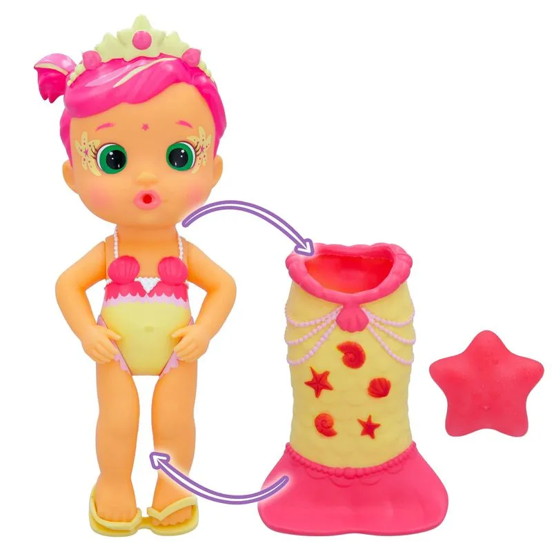 Brinquedo Aquático Imc Toys Bloopies Mermaids Magic Tail Luna 18m+