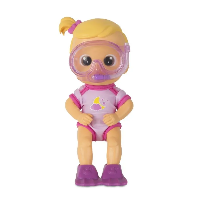 Doll Bloopies Divers Luna Com Roupa De Banho E Snorkel Para A Hora Do Banho