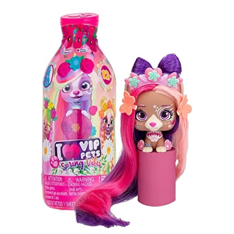 Vibes de Primavera - Inclui 1 Boneca, 9 Surpresas e 6 Acessórios - Para Meninas de 3 +