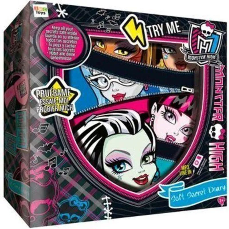 Diário Infantil Monster High Fun Durável E Resistente
