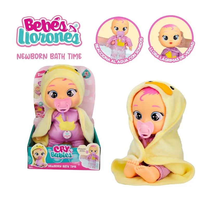 Recién Nacido Hora Baño Zoe CRY BABIES