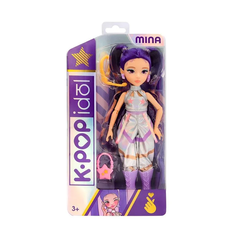 Muñeca K-pop idol Mina con accesorios