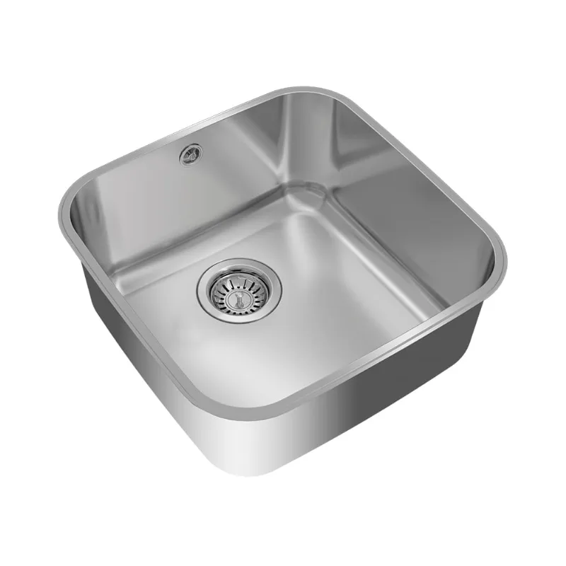 Lavadero rectangular 1 pieza Acero Inoxidable 40x40 Teka