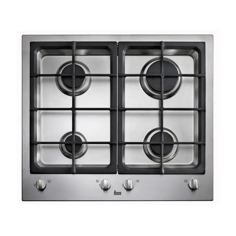 Cocina Empotrable a Gas Teka Modelo EW 60 4G AI AL en Acero Inoxidable