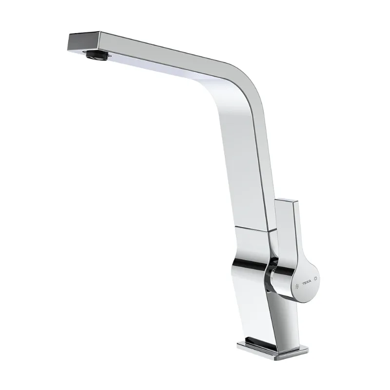 Mezcladora Monocomando Cromada Teka ICC 915 Grifería Cocina