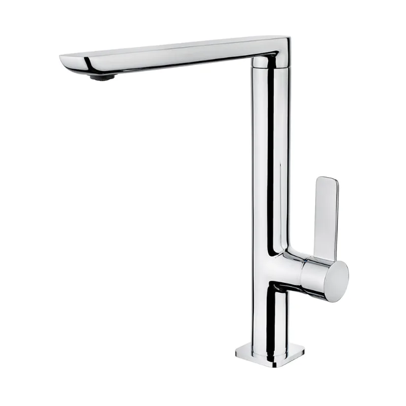 Mezcladora Monocomando Teka Fo 915 Cromada con Aireador Anticalcáreo