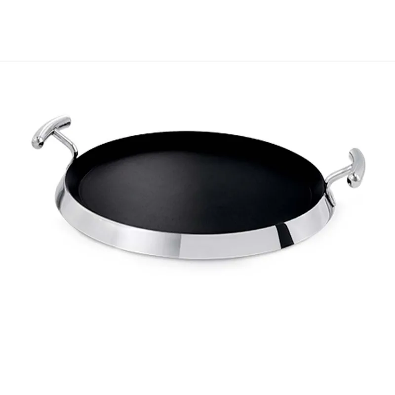 Grill Redonda Antiadherente 34cm Acero Inoxidable Teka