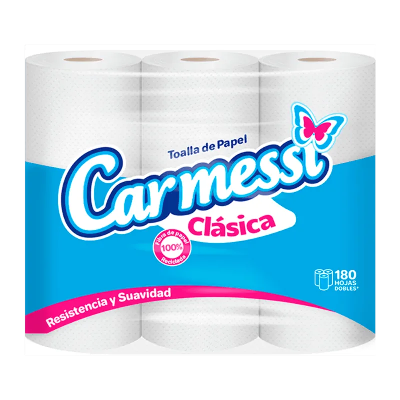 Papel Toalla Classica Carmessi 3 Unidades Papel Toalla Classica Carmessi 3 und