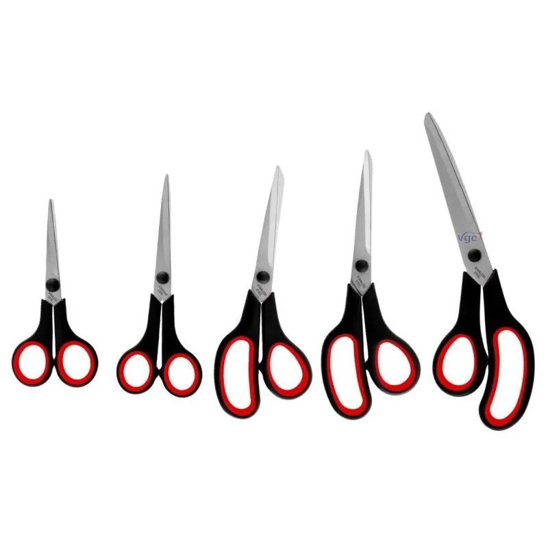 Kit 5 Tesouras Multiuso de Precisão (Cozinha, Costura e Artesanato) - Lanmax 9600
