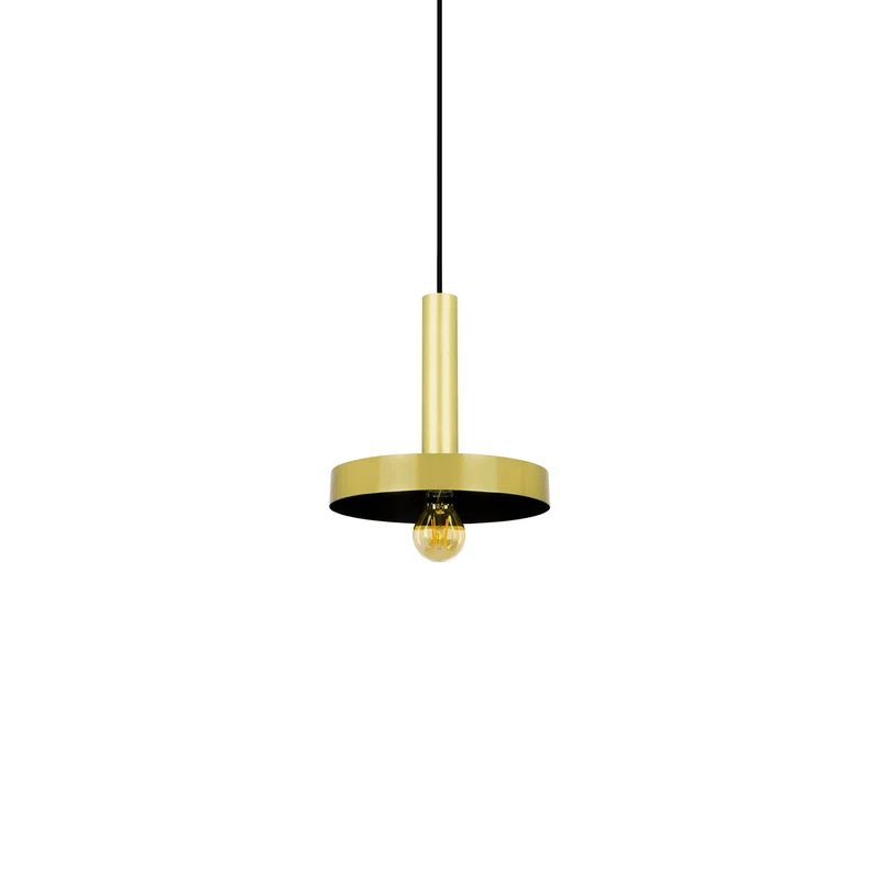 Whizz Pendant Light Satin Gold/Black