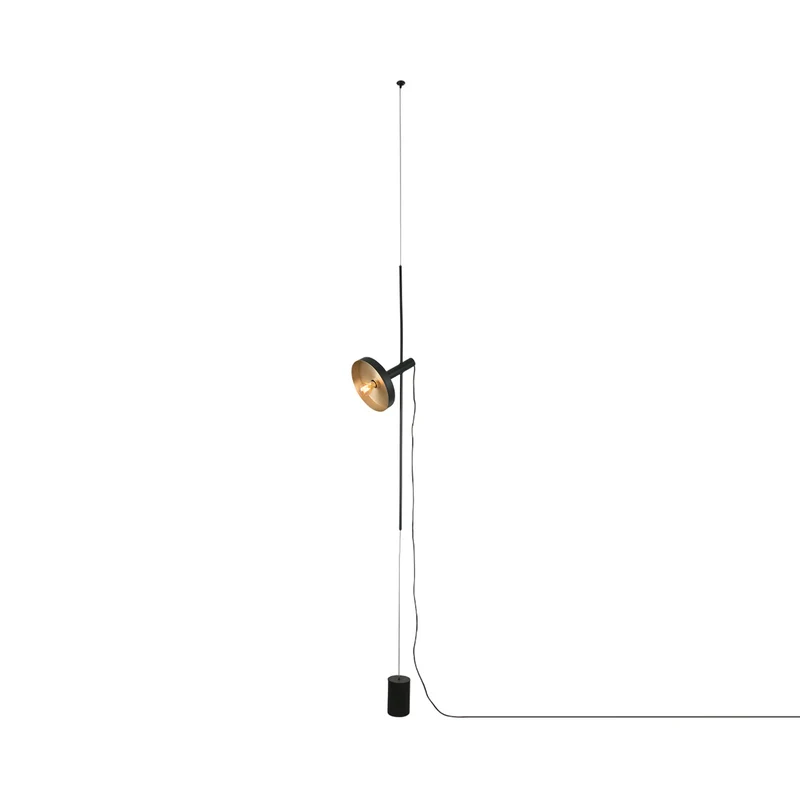 Whizz Pendant Floor Lamp Black/Satin Gold