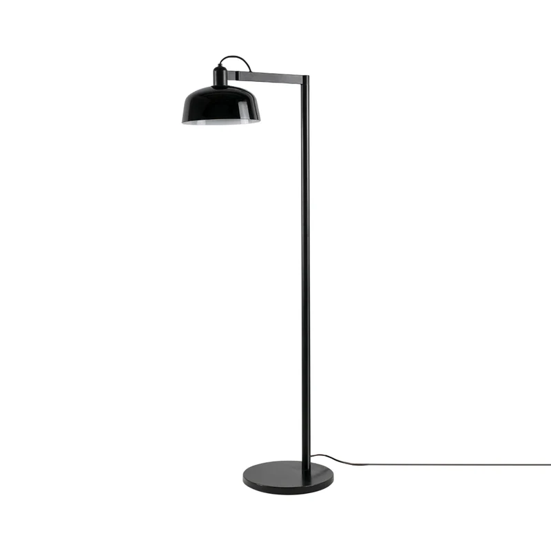 Tatawin Floor Lamp Gloss Black / Glass