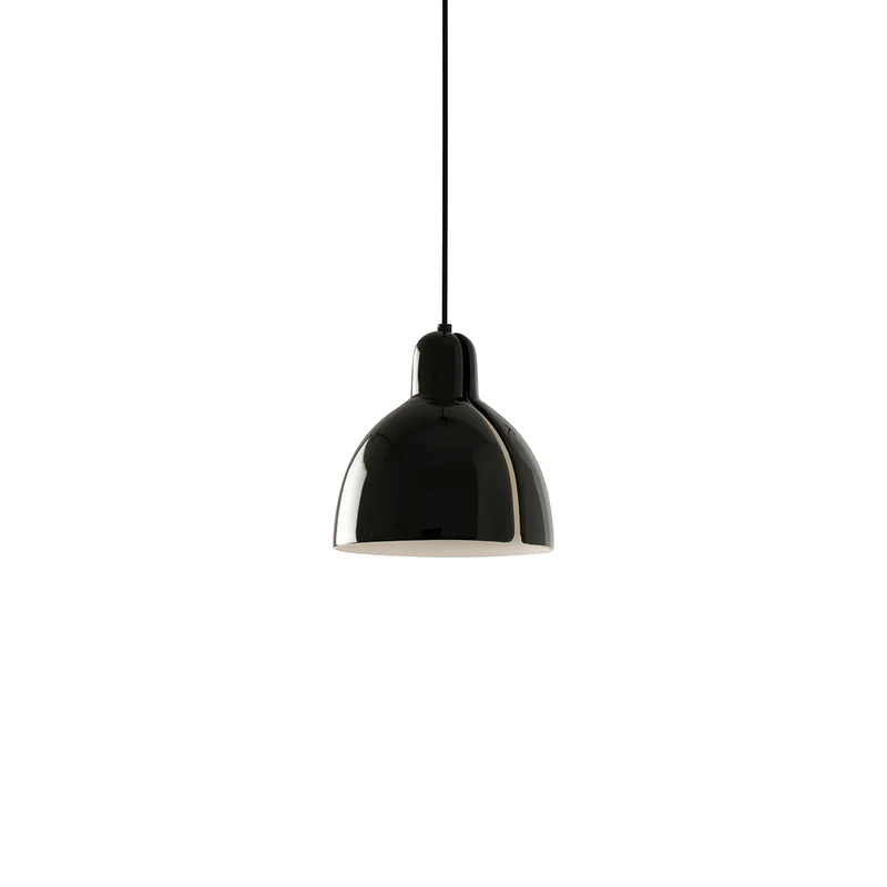 Venice Pendant Light Gloss Black / 7.87-Inch