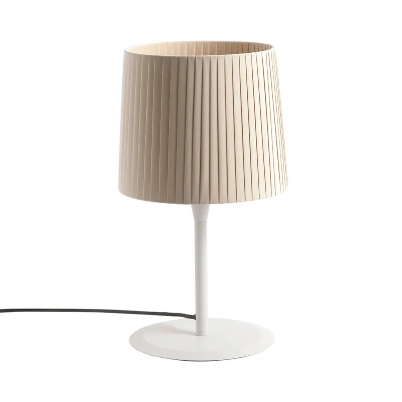 Samba Table Lamp Matt White / Beige / 9.8-Inch