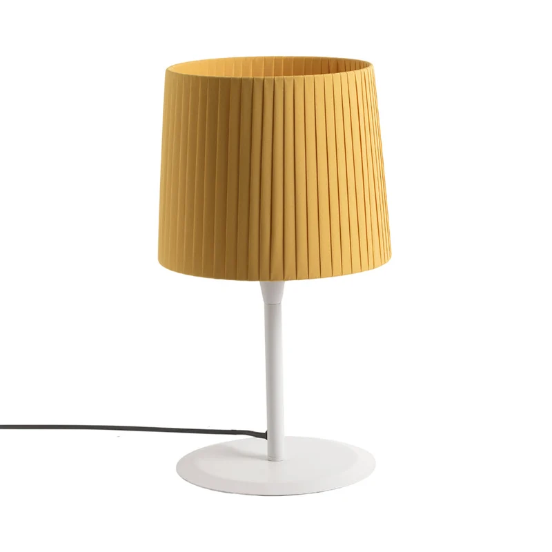 Samba Table Lamp Matt White / Yellow / 9.8-Inch