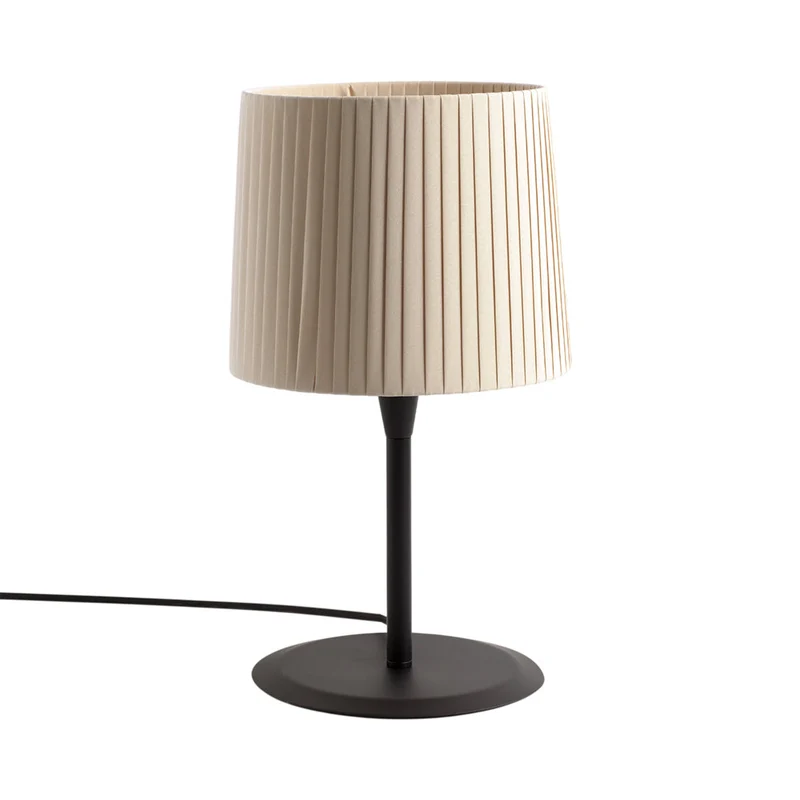 Samba Table Lamp Matt Black / Beige / 9.8-Inch