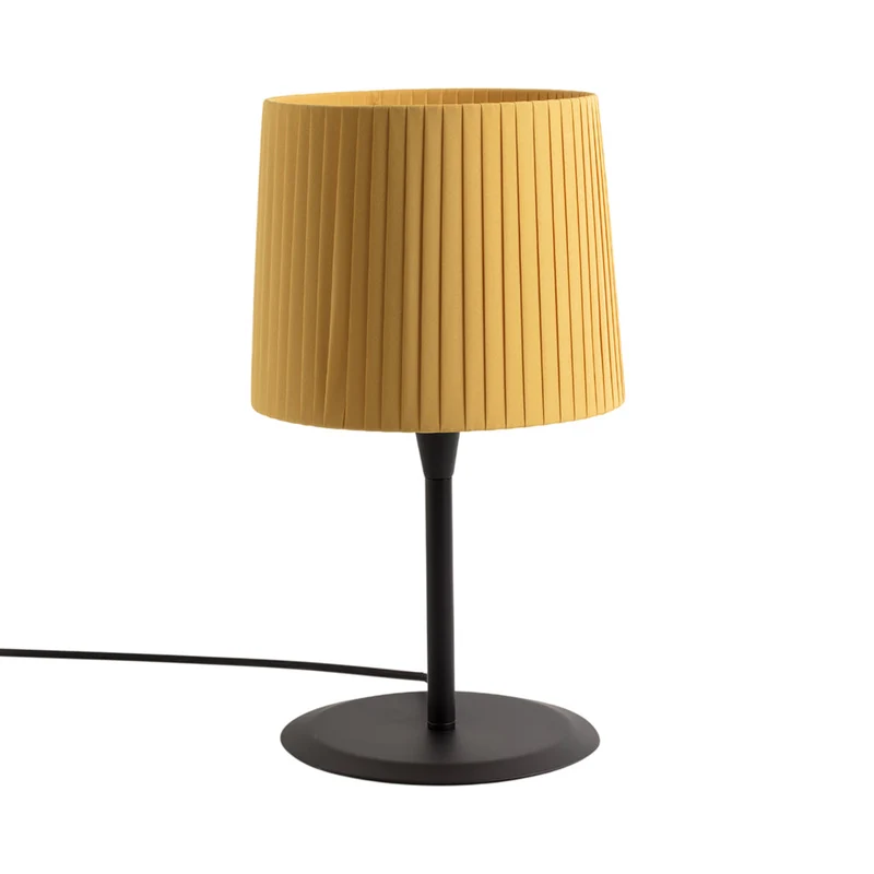 Samba Table Lamp Matt Black / Yellow / 9.8-Inch