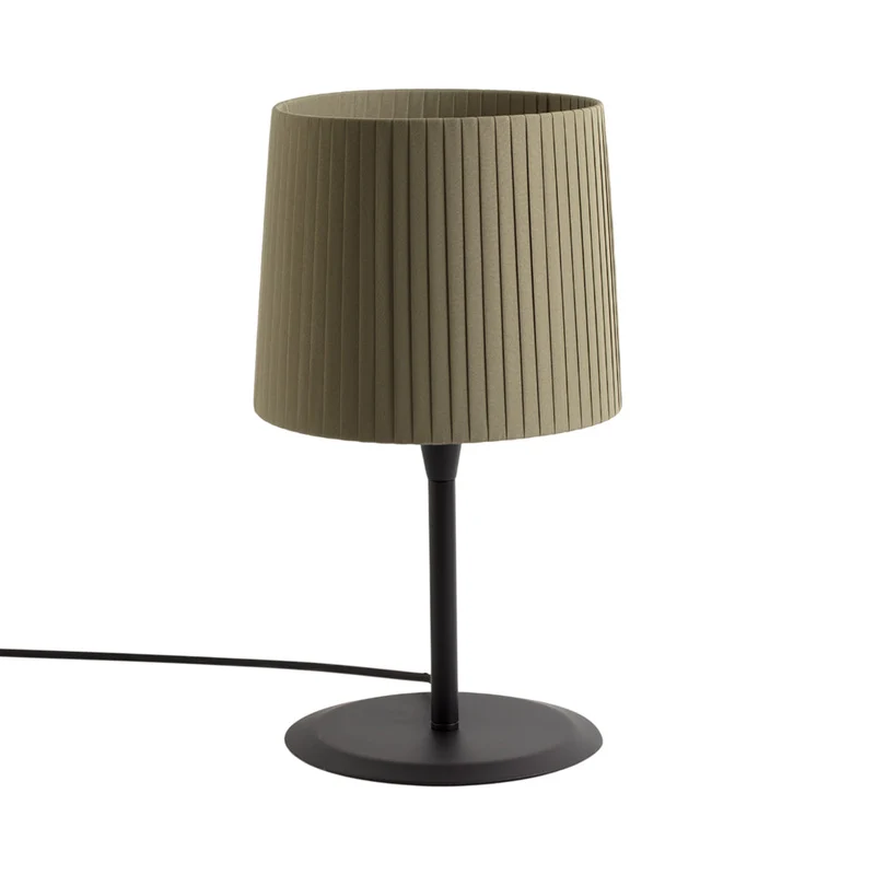 Samba Table Lamp Matt Black / Green / 9.8-Inch