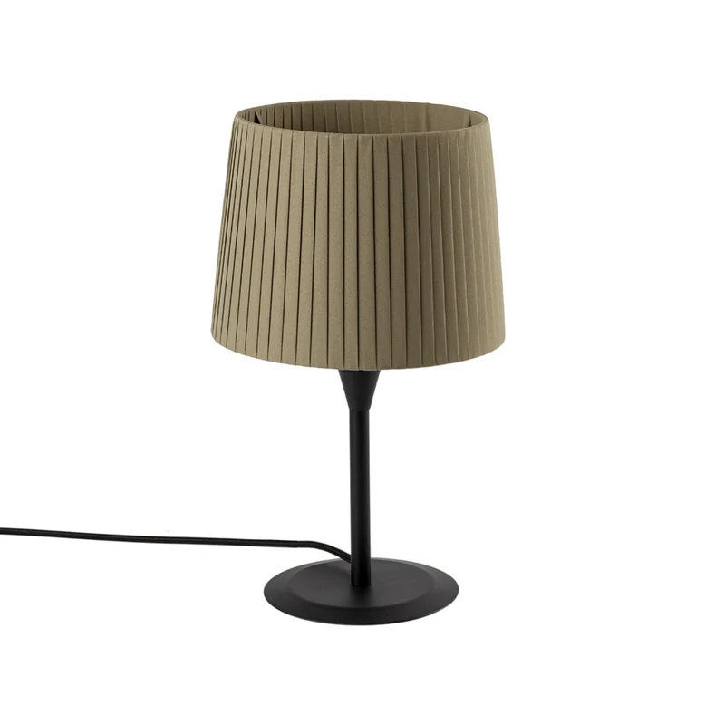 Samba Table Lamp Matt Black / Green / 8.5-Inch
