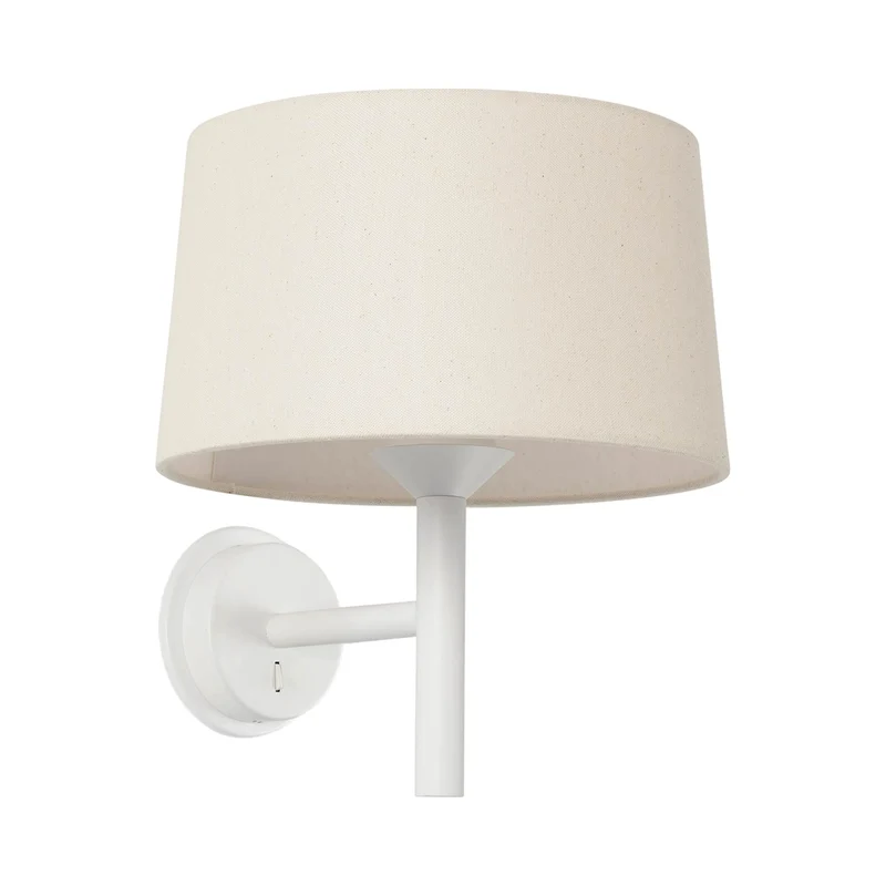Windsor Wall Light Matt White / Off White
