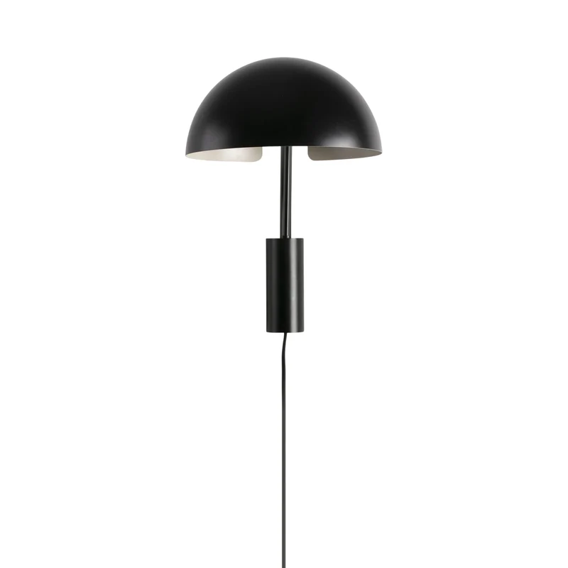 Dominica Arm Wall Light Black / 20-Inch
