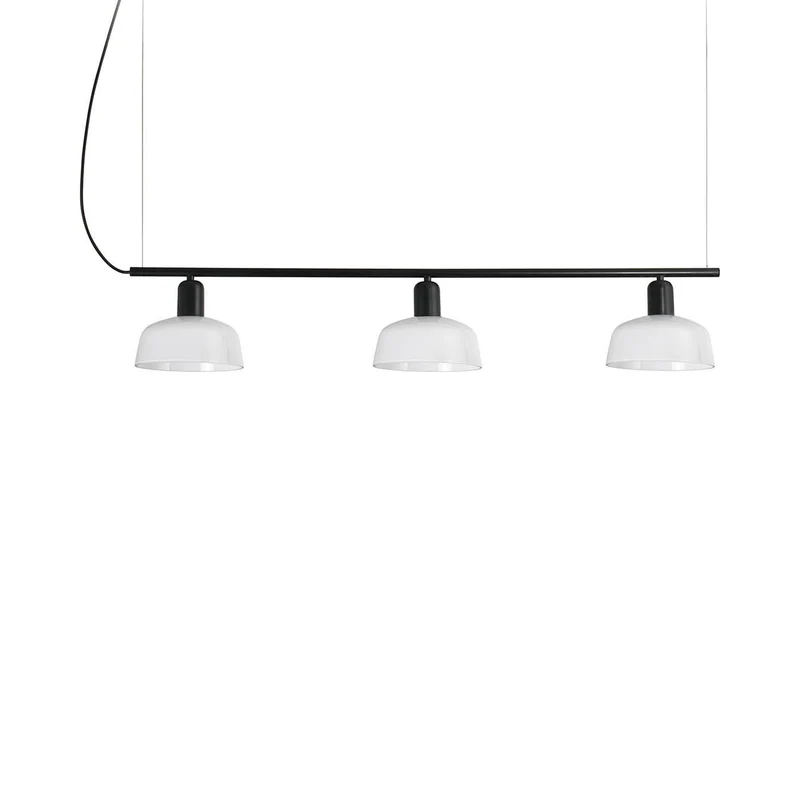 Tatawin Linear Pendant Light Opal / Glass / 7-Inch