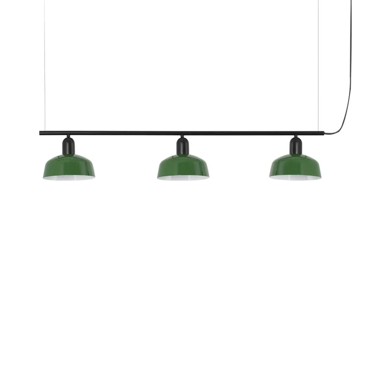 Tatawin Linear Pendant Light Gloss Green / Steel / 7-Inch