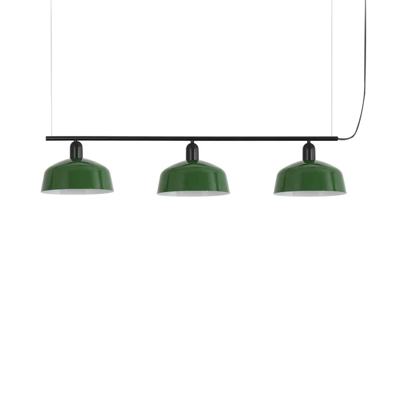 Tatawin Linear Pendant Light Gloss Green / Steel / 10-Inch